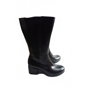 Eleganckie Kozaczki Skórzane dla Szerokiej Stopy (39)