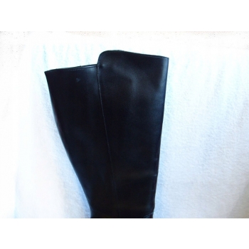 Oficerki Skórzane, Czarne, Rozmiar 39