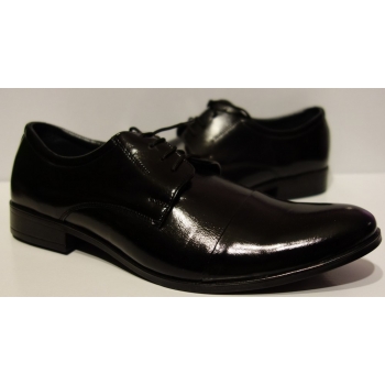Eleganckie męskie półbuty czarne -40%