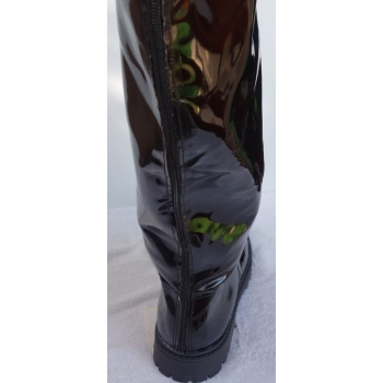 Kozaki Muszkieterki Szeroka Cholewka 47cm Czarne 45