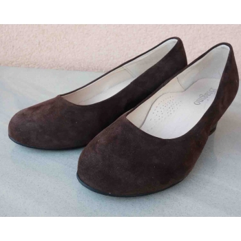 Buty Damskie Brązowe Zamszowe - Rozmiar 38