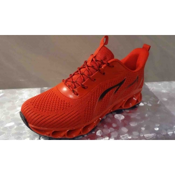 Sportowe Buty Fashion SIATKI, czerwone, 43