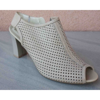 Eleganckie sandałki damskie beige FASHION