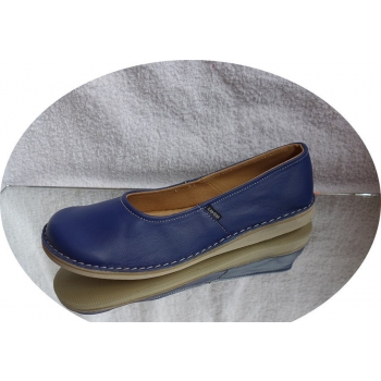 Nowoczesne buty damskie granat 40