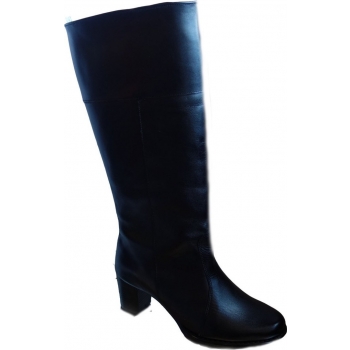 Kozaki Damskie CZARNE nr 37 - Szeroka Cholewka - 42 CM