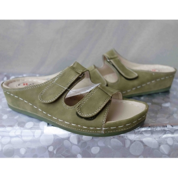 Klapki Damskie Oliwka H Khaki 42