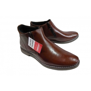 Wygodne męskie kozaki skórzane