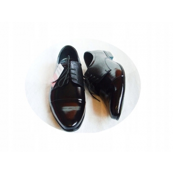 Eleganckie męskie buty lakierowe, rozmiar 45