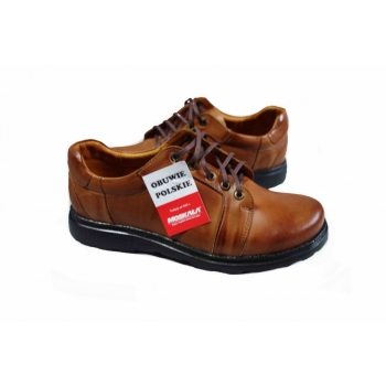 Sportowe buty męskie, szerokie w palcach (43) - beżowy