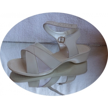 Skórzane Sandały Babki G H 40