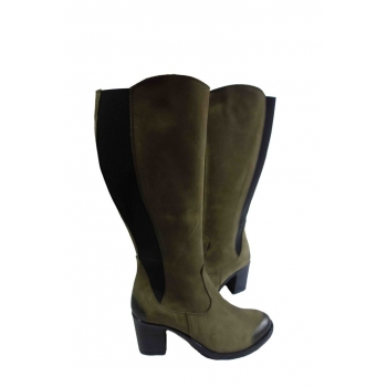 Kozaki Skórzane Szeroka Cholewka, Nr 41